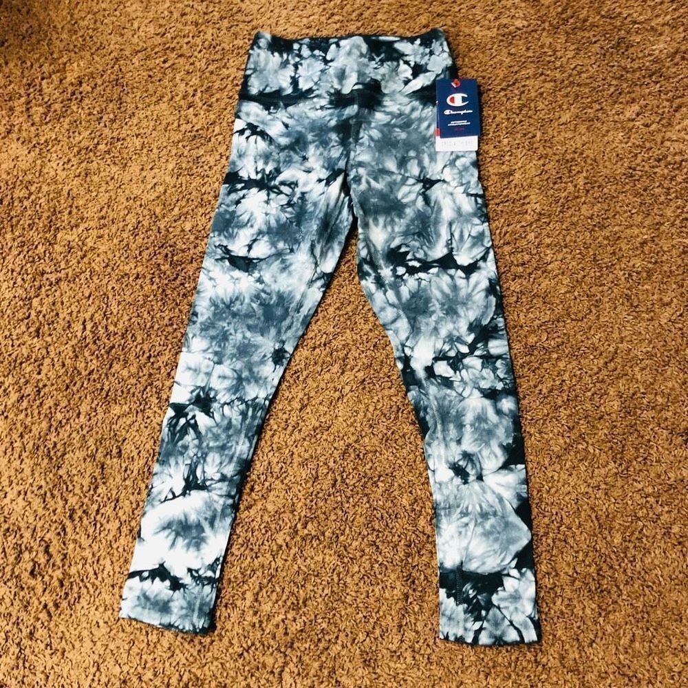Brand New Authentic Champion Tye Dye Leggings For Women Size Small 7/8